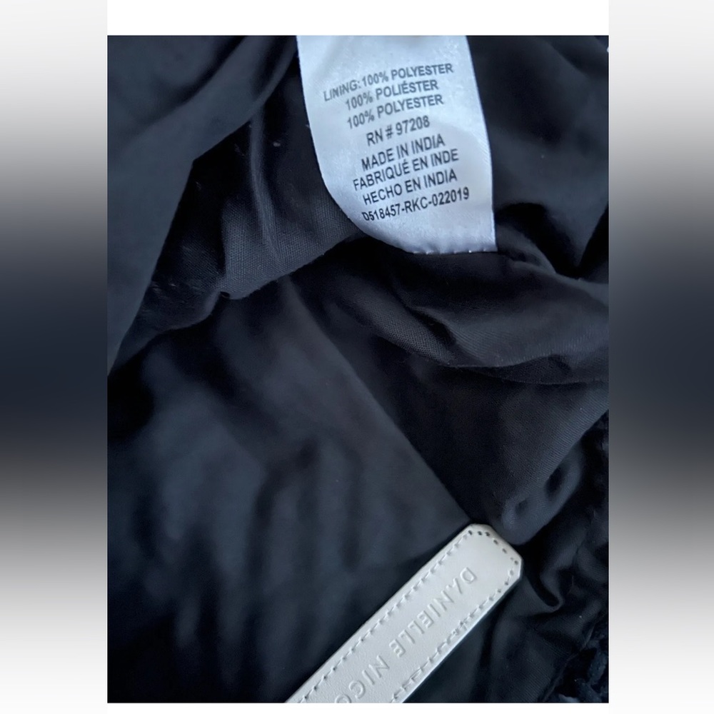 Danielle Nicole Macrame Crochet Fringe Wooden Han… - image 8